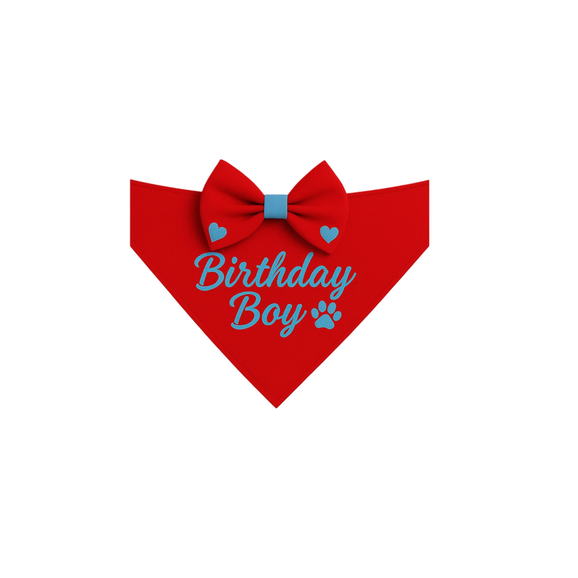 MerPaww Birthday Boy Kırmızı Bandana