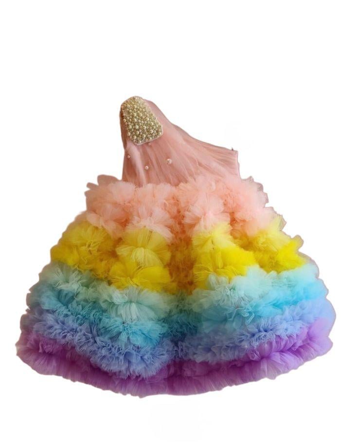 MerPaww Rainbow Elbise