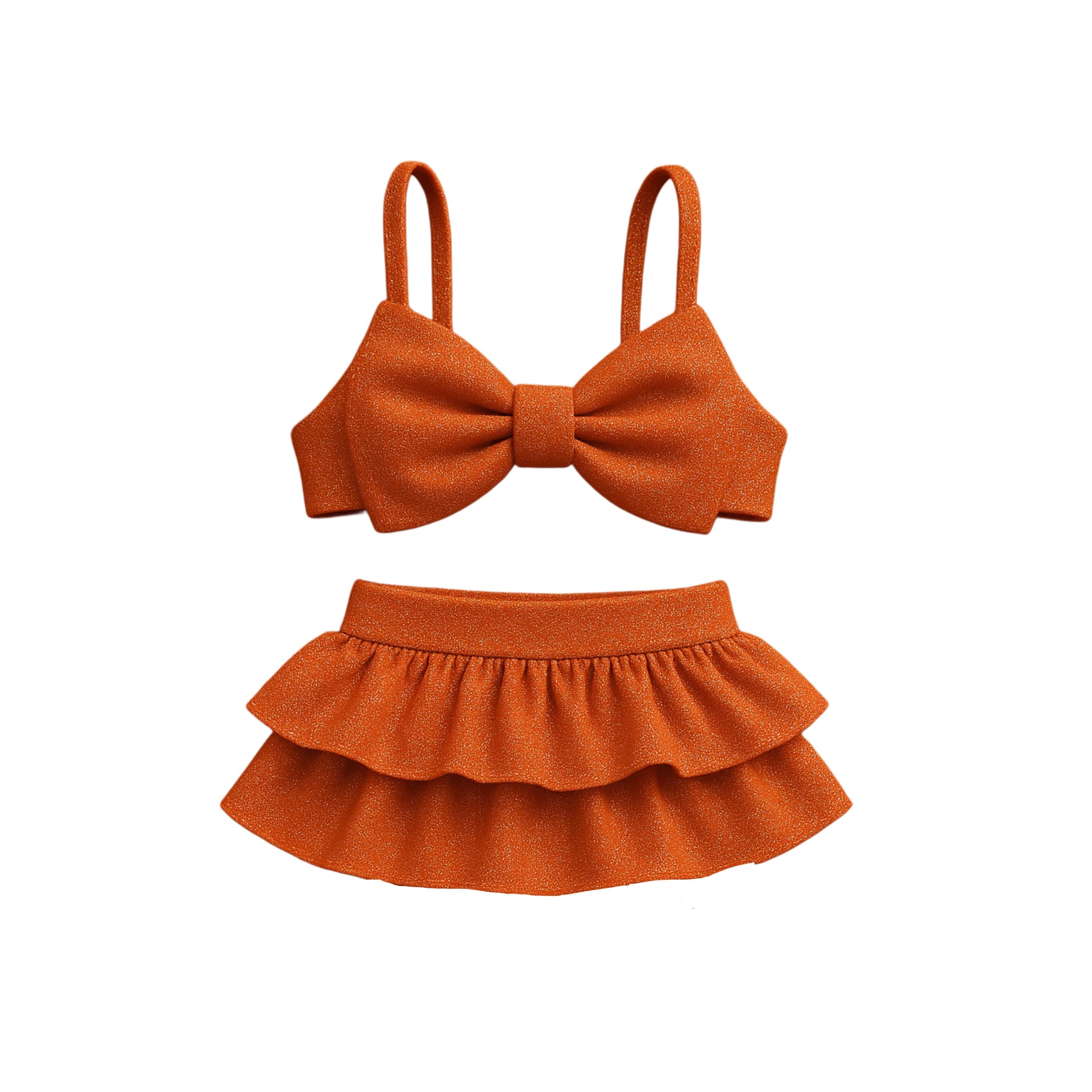 MerPaww Turuncu Simli Bikini